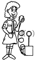 A coloring page of jota and joti